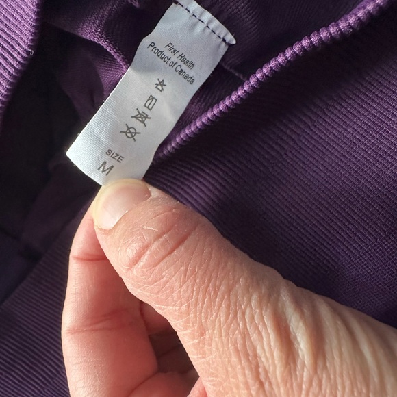 Purple First Health Workout Tights - Picture 4 of 4